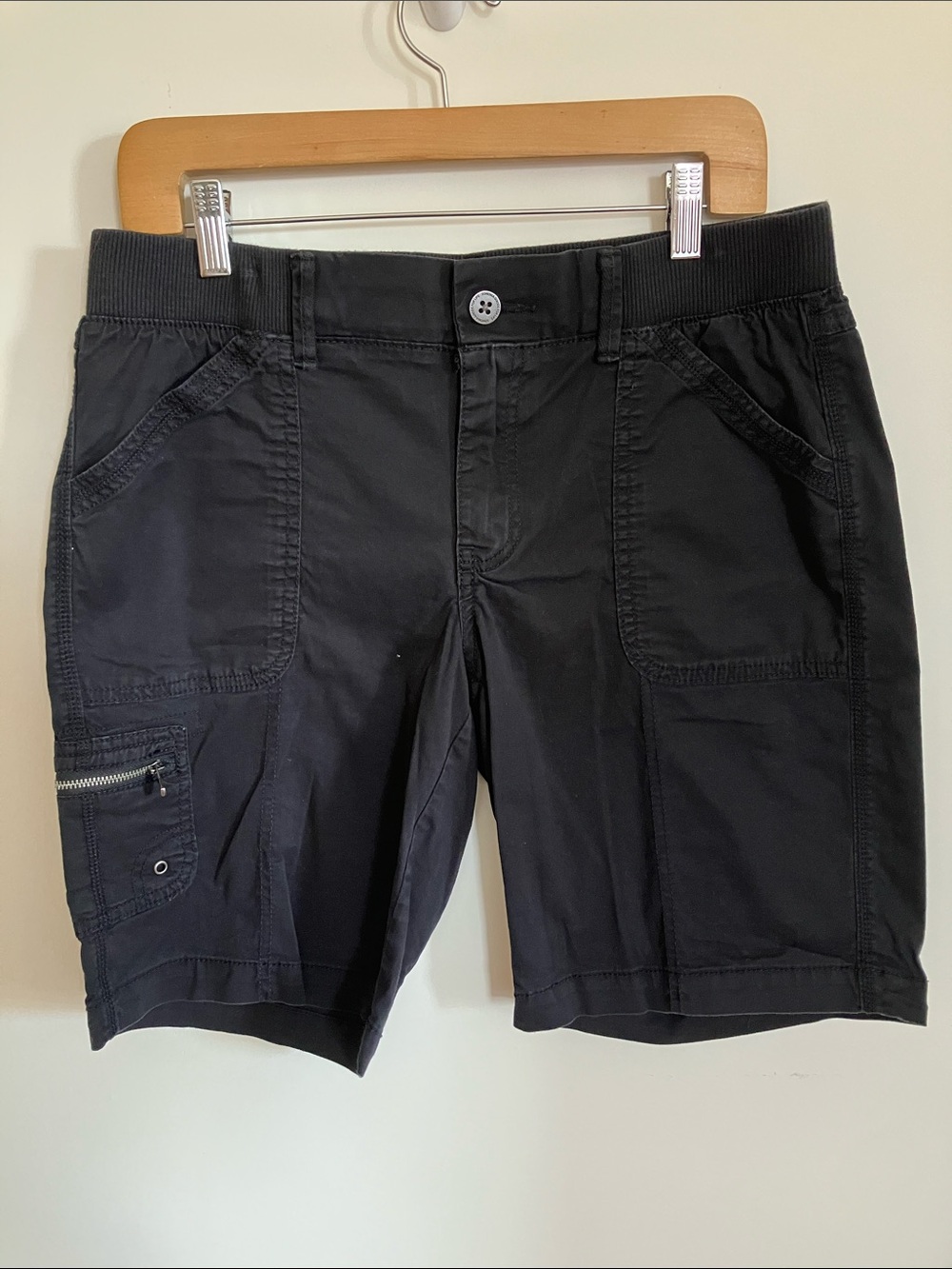 Sonoma Black Women's Cargo Shorts with Utility Pocket